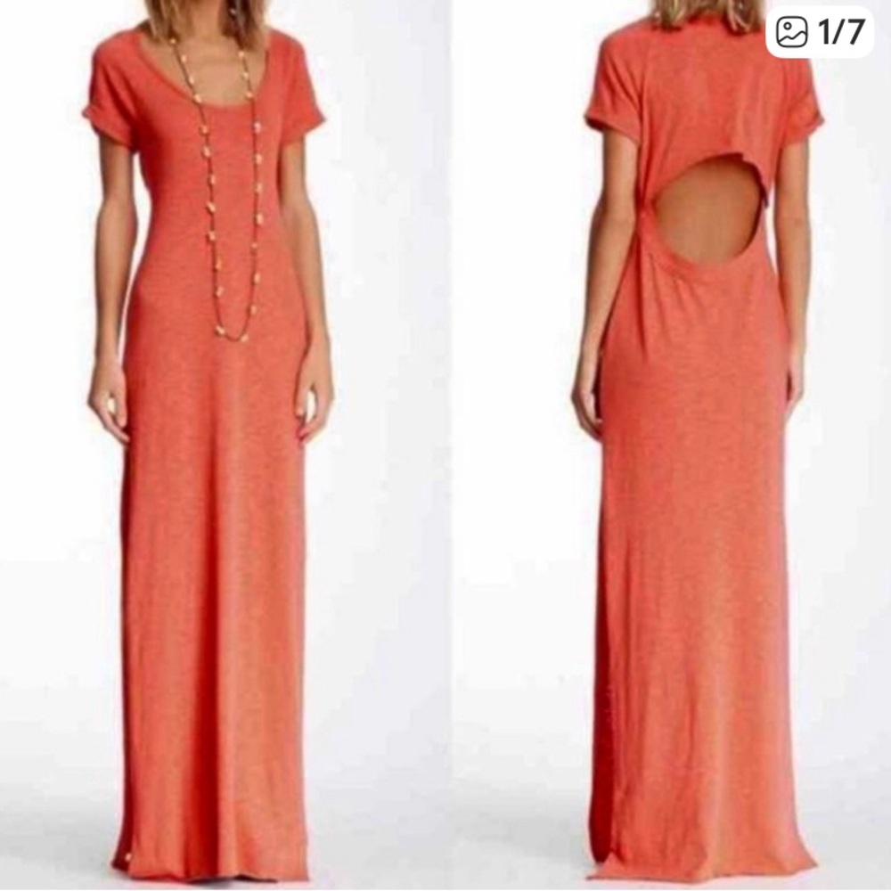FP Beach Coral Maxi dress